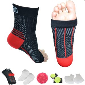 shows all pieces of plantar fasciitis kit